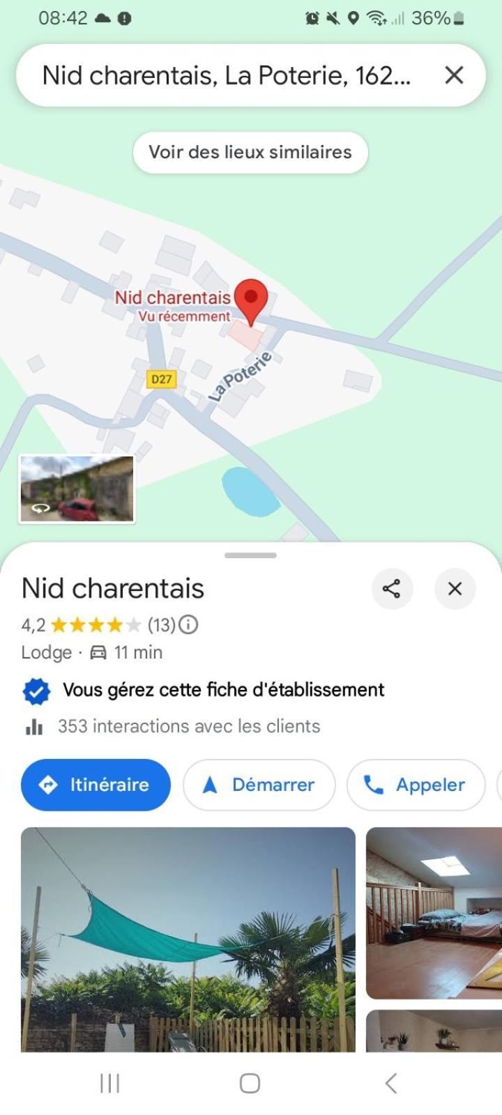 Les Chambres Du Nid Charentais La Poterie  Luaran gambar